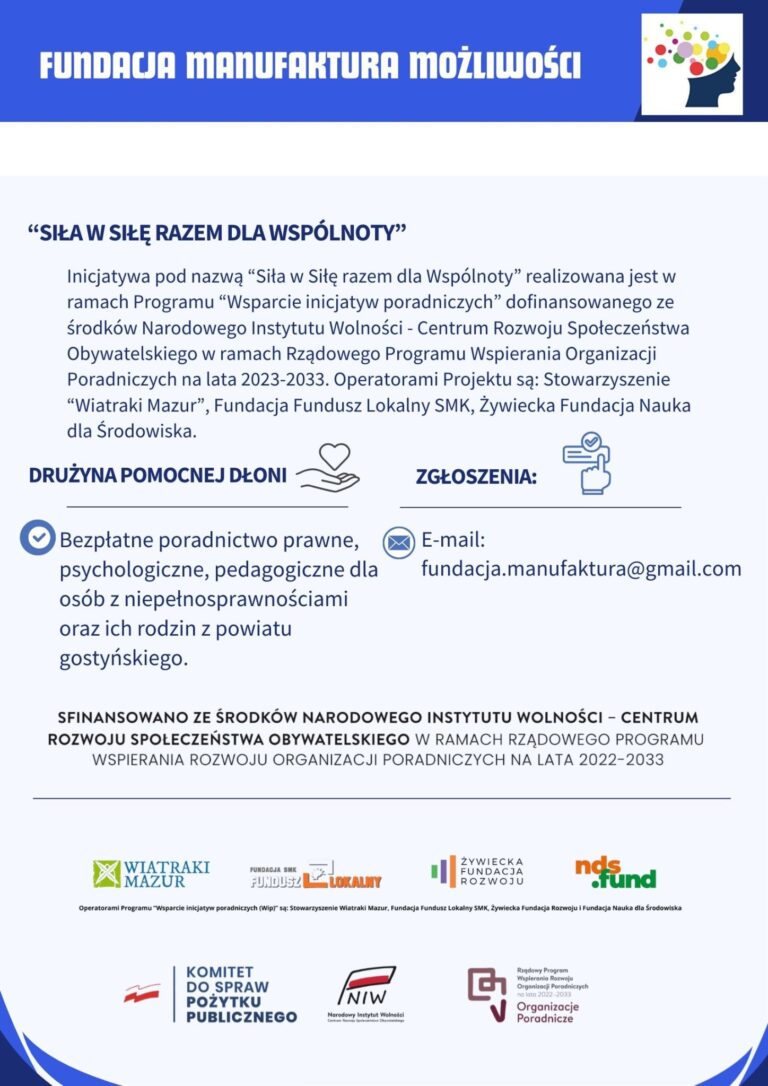 „Siła w Siłę razem dla Wspólnoty”