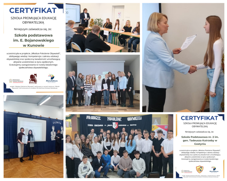 🍀 Podsumowanie projektu „Młodsze pokolenie obywateli” 🍀